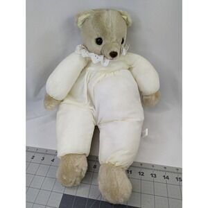 Interpur Bear Plush 18 Inch Cream Nylon Body Stuffed Animal Toy